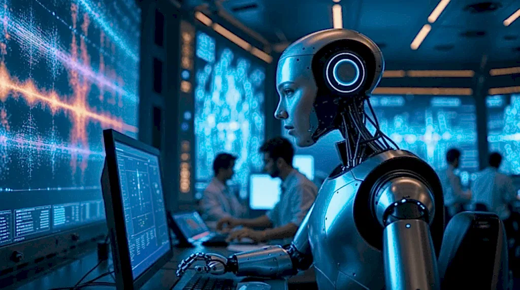 AI automation technology and digital transformation concept